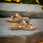 Low Wedge Slides Zulily Camel