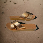 Cut Out Slides in Gold