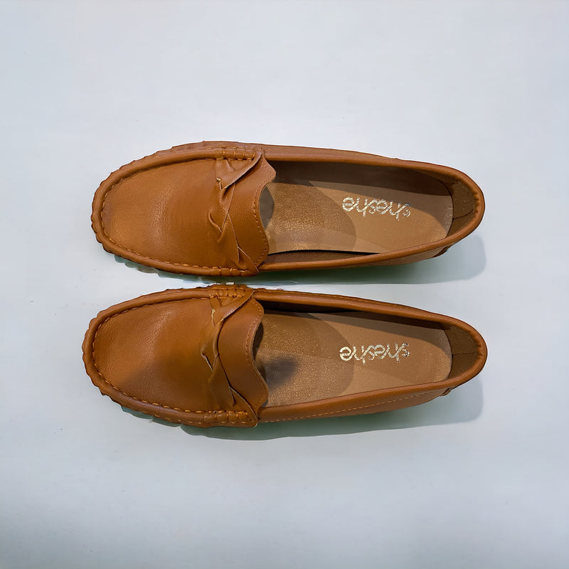 sheshe - Australia Women's Flat Loafers - Tan