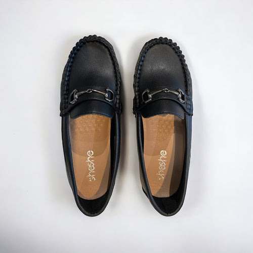sheshe - Australia Women's Flat Loafers - Black