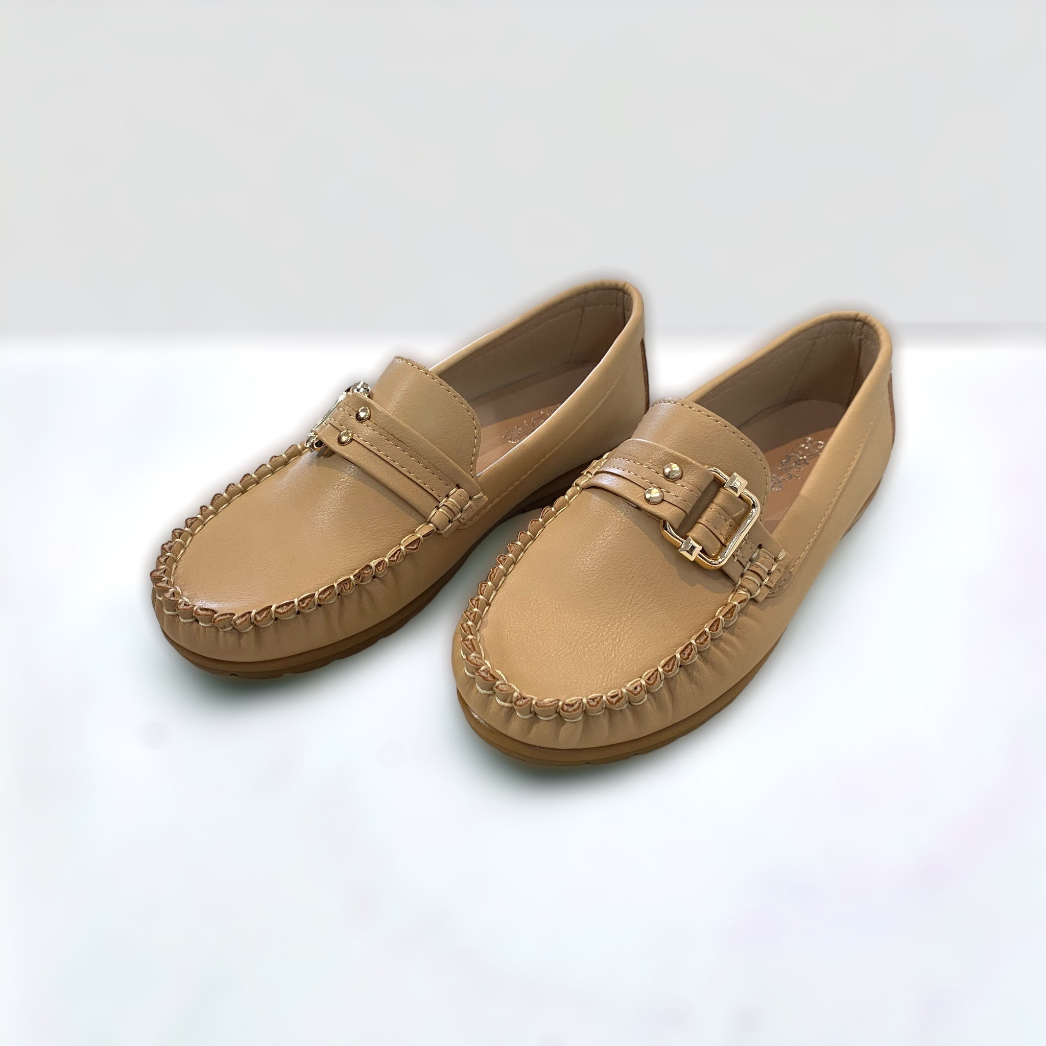 sheshe Australia Women's Flat Loafers Latte – Green Fashion