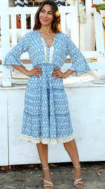 Beverly Blue Midi Dress Regular