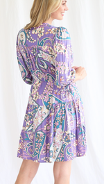 The Macy Dress Mini- Bohemian Purple
