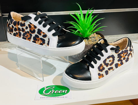 Green leopard shoes sale