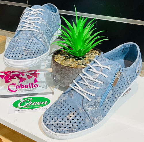 Cabello EG17P Sneakers Orthotic Friendly (Denim)