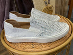 Gem sparkle shoes white
