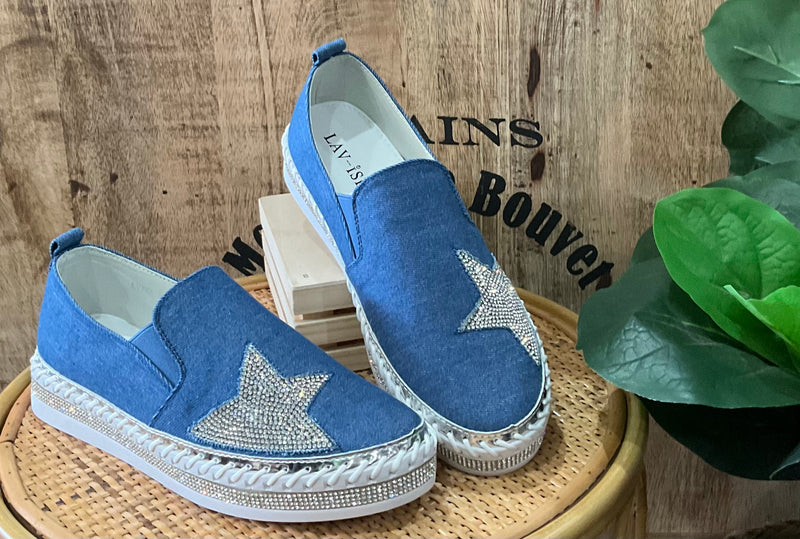 Denim Star  shoes