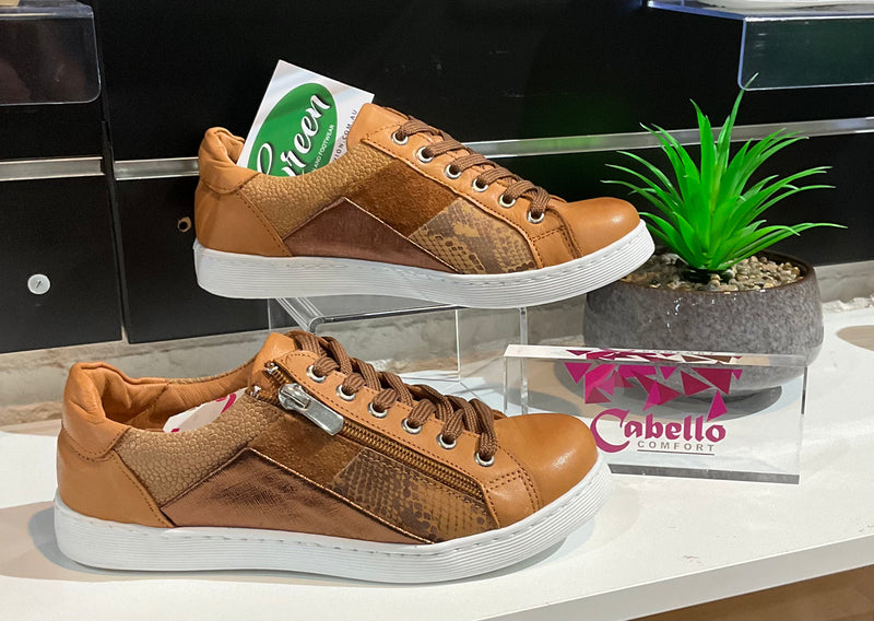 Cabello EG01 Sneakers (tan) Orthodic Friendly