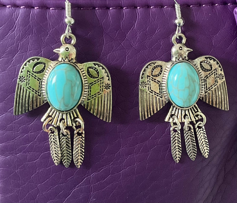 Eagle earrings