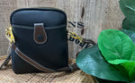 Small leather cross body handbag