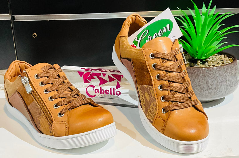 Cabello EG01 Sneakers (tan) Orthodic Friendly